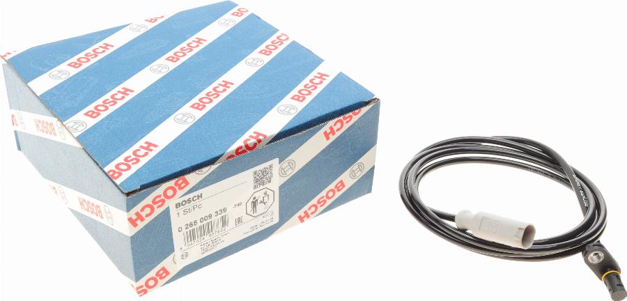 BOSCH 0 265 009 339 - Датчик ABS, частота обертання колеса avtolavka.club