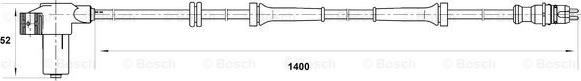 BOSCH 0 265 006 427 - Датчик ABS, частота обертання колеса avtolavka.club