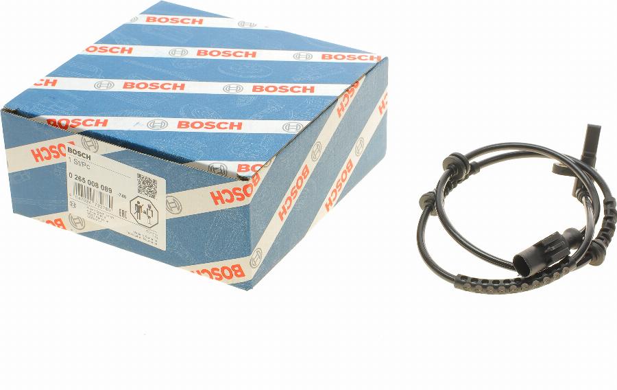 BOSCH 0 265 008 089 - Датчик ABS, частота обертання колеса avtolavka.club