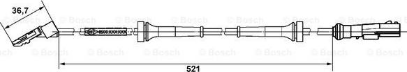 BOSCH 0 265 007 937 - Датчик ABS, частота обертання колеса avtolavka.club