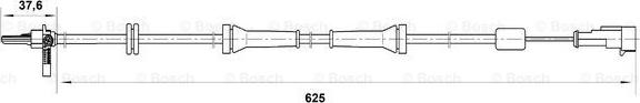 BOSCH 0 265 007 018 - Датчик ABS, частота обертання колеса avtolavka.club