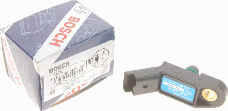 BOSCH 0 261 230 057 - Датчик, тиск у впускний трубі avtolavka.club