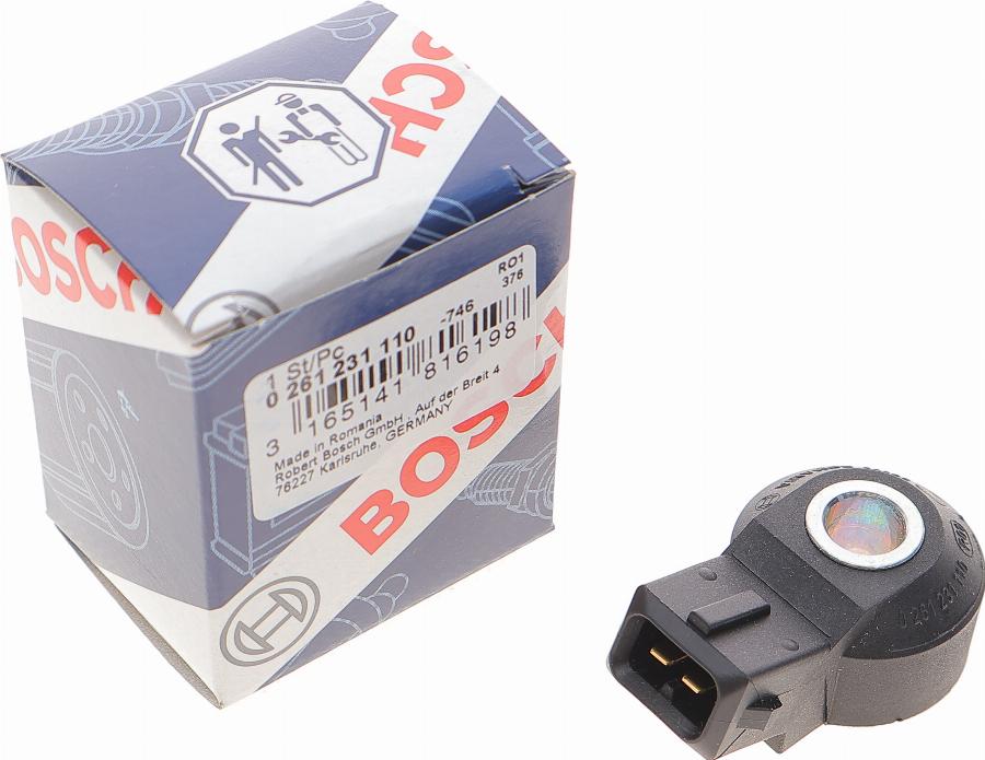 BOSCH 0 261 231 110 - Датчик детонації avtolavka.club