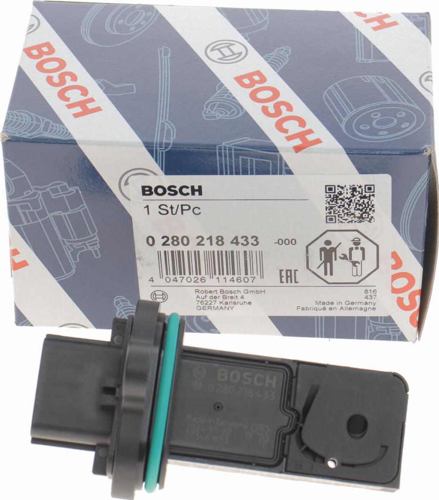 BOSCH 0 280 218 433 - Датчик потоку, маси повітря avtolavka.club