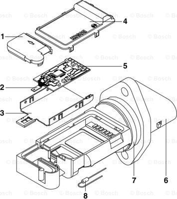 BOSCH 0 280 218 113 - Датчик потоку, маси повітря avtolavka.club