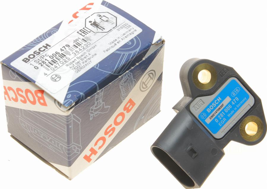 BOSCH 0 281 006 479 - Датчик, тиск у впускний трубі avtolavka.club