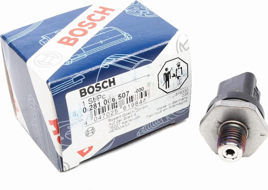 BOSCH 0 281 006 507 - Датчик, тиск подачі палива avtolavka.club