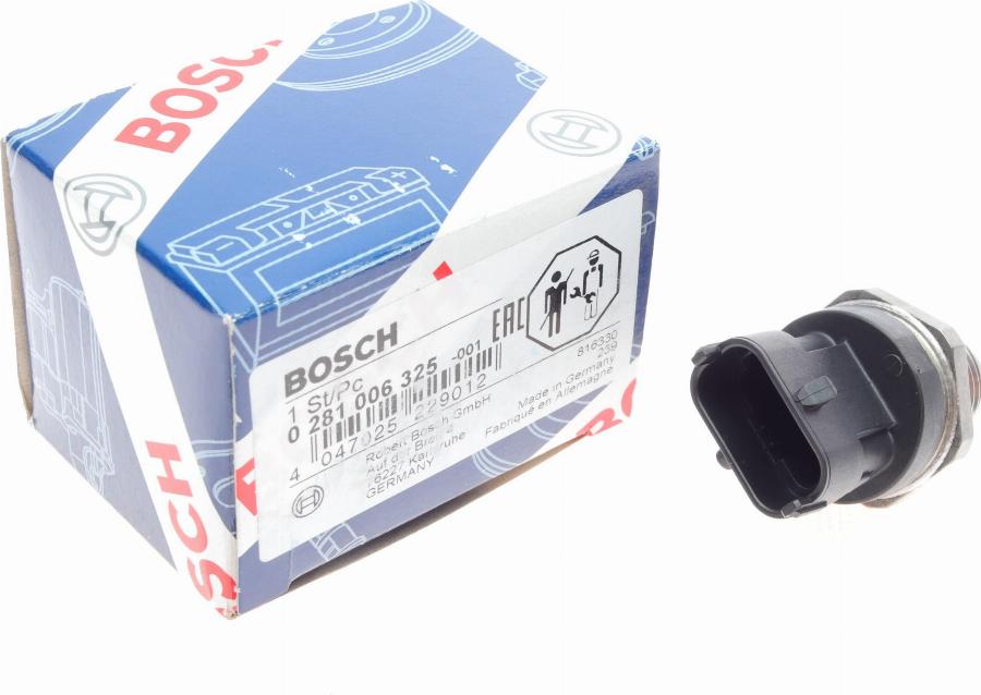 BOSCH 0 281 006 325 - Датчик, тиск подачі палива avtolavka.club