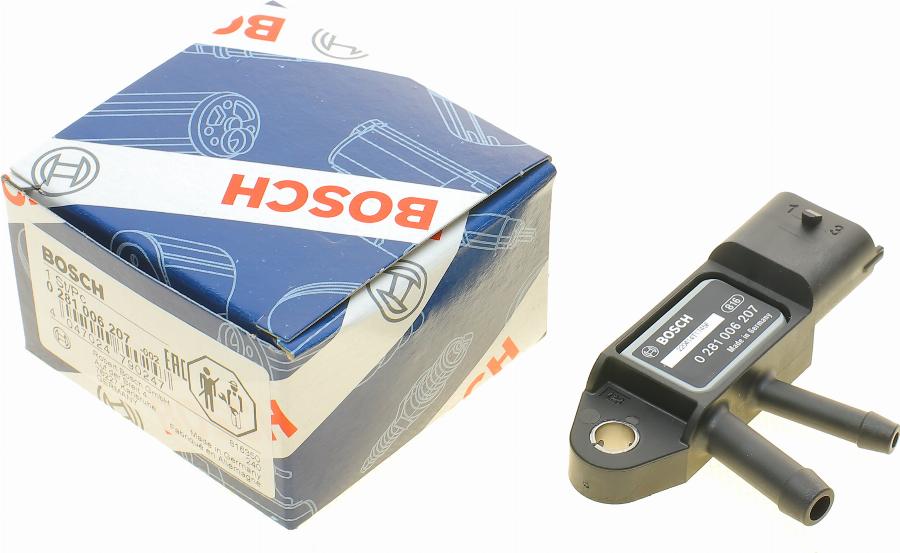 BOSCH 0 281 006 207 - Датчик, тиск вихлопних газів avtolavka.club