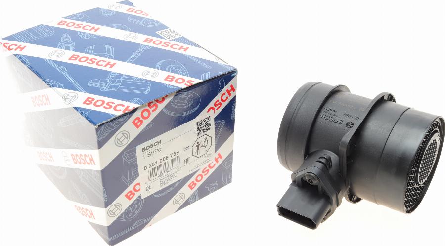 BOSCH 0 281 006 759 - Датчик потоку, маси повітря avtolavka.club