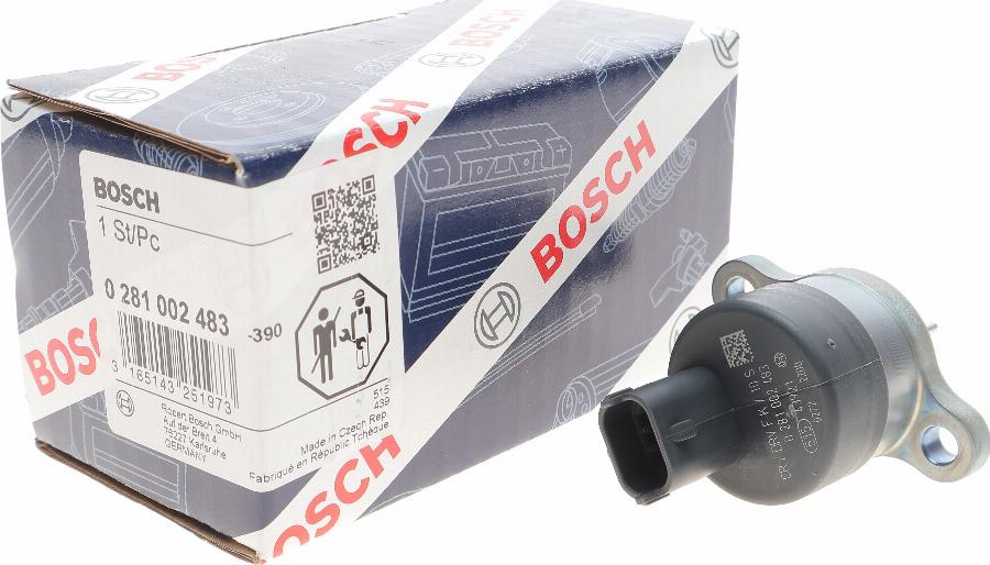 BOSCH 0 281 002 483 - Редукційний клапан, Common-Rail-System avtolavka.club