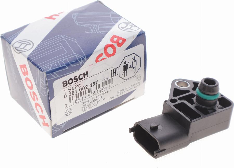 BOSCH 0 281 002 487 - Датчик, тиск наддуву avtolavka.club