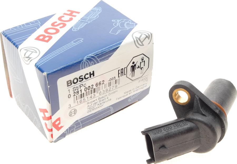 BOSCH 0 281 002 662 - Датчик імпульсів, колінчастий вал avtolavka.club