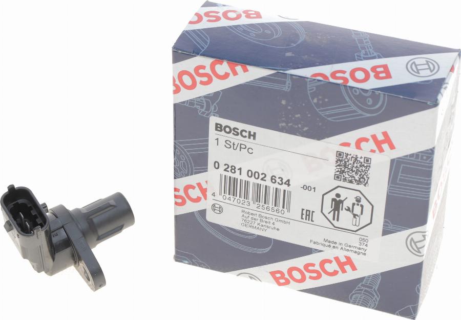 BOSCH 0 281 002 634 - Датчик, положення розподільного валу avtolavka.club