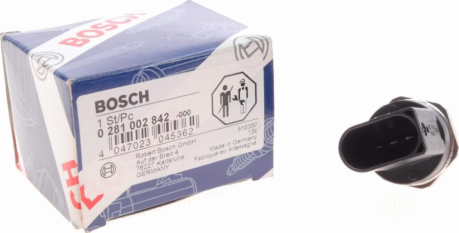 BOSCH 0 281 002 842 - Датчик, тиск подачі палива avtolavka.club