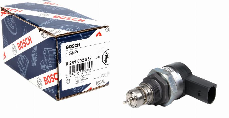 BOSCH 0 281 002 858 - Редукційний клапан, Common-Rail-System avtolavka.club