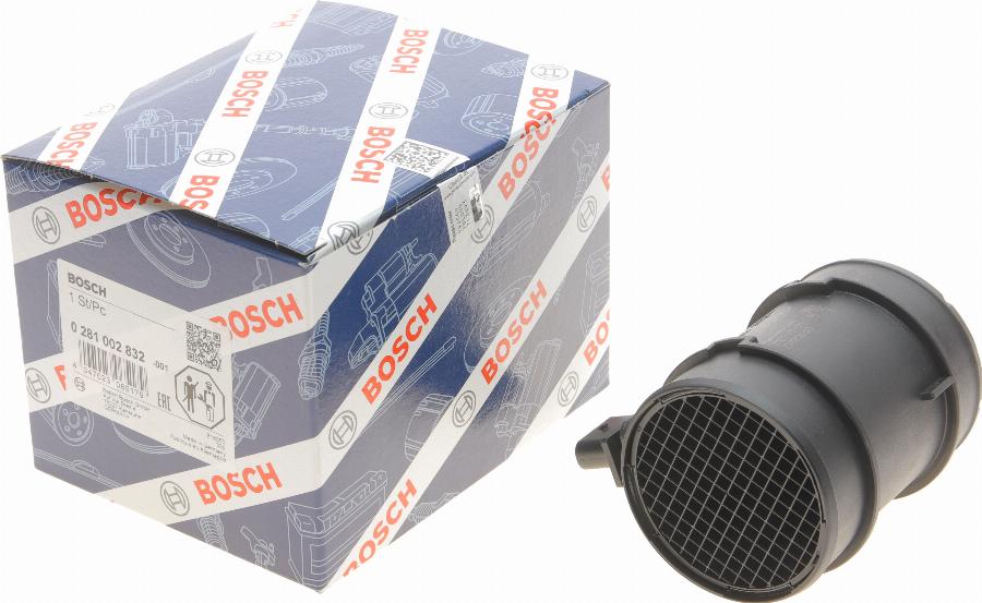 BOSCH 0 281 002 832 - Датчик потоку, маси повітря avtolavka.club