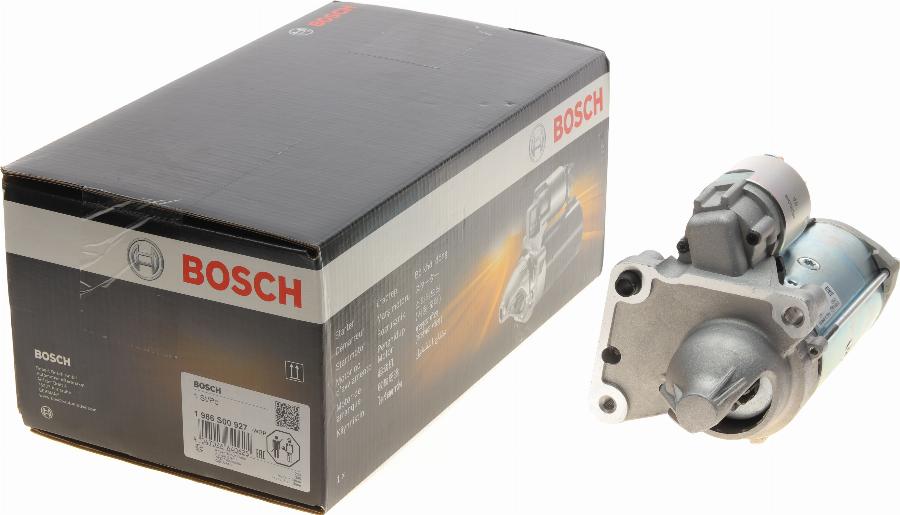 BOSCH 1 986 S00 927 - Стартер avtolavka.club