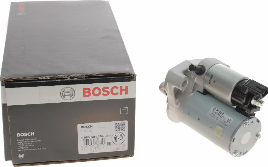 BOSCH 1 986 S01 294 - Стартер avtolavka.club