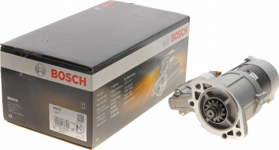 BOSCH 1 986 S01 263 - Стартер avtolavka.club