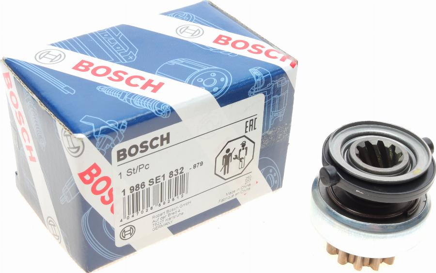 BOSCH 1 986 SE1 832 - Провідна шестерня, стартер avtolavka.club