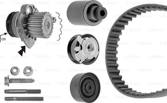 BOSCH 1 987 946 418 - Водяний насос + комплект зубчатого ременя avtolavka.club