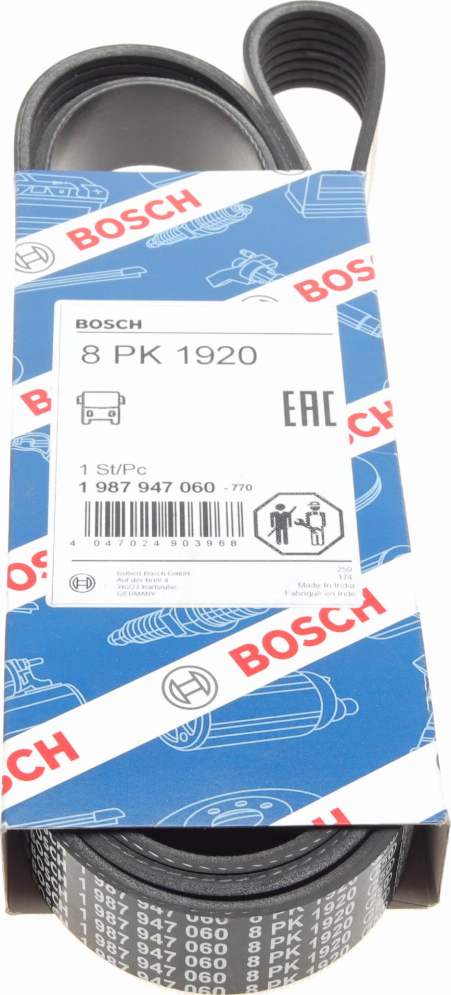 BOSCH 1 987 947 060 - Поліклиновий ремінь avtolavka.club