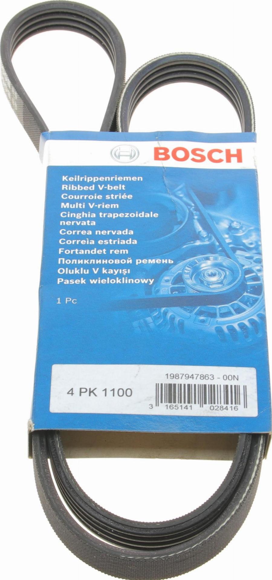 BOSCH 1 987 947 863 - Поліклиновий ремінь avtolavka.club