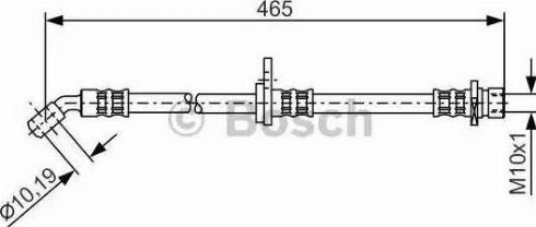 BOSCH 1 987 481 038 - Гальмівний шланг avtolavka.club