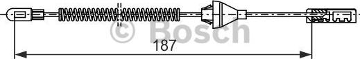 BOSCH 1 987 482 382 - Трос, гальмівна система avtolavka.club