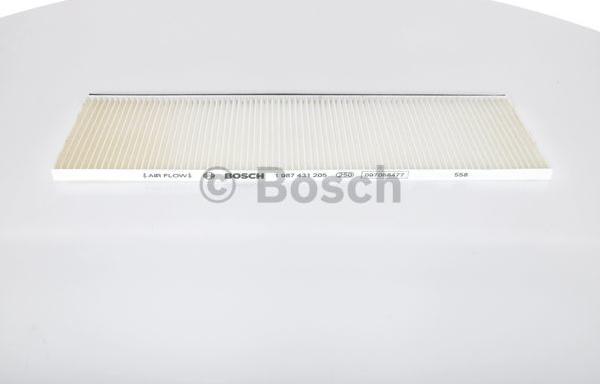 BOSCH 1 987 431 205 - Фільтр, повітря у внутрішній простір avtolavka.club