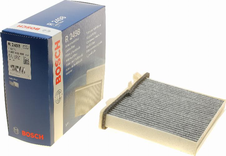 BOSCH 1 987 432 498 - Фільтр, повітря у внутрішній простір avtolavka.club