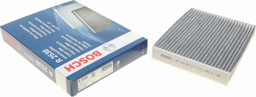 BOSCH 1 987 432 538 - Фільтр, повітря у внутрішній простір avtolavka.club