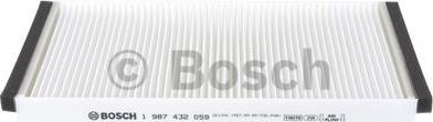 BOSCH 1 987 432 059 - Фільтр, повітря у внутрішній простір avtolavka.club