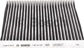 BOSCH 1 987 432 392 - Фільтр, повітря у внутрішній простір avtolavka.club