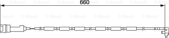 BOSCH 1 987 474 923 - Сигналізатор, знос гальмівних колодок avtolavka.club