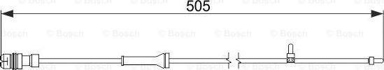 BOSCH 1 987 474 592 - Сигналізатор, знос гальмівних колодок avtolavka.club