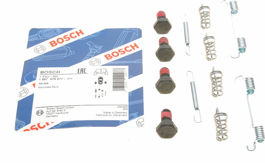 BOSCH 1 987 475 077 - Комплектуючі, гальмівна система avtolavka.club