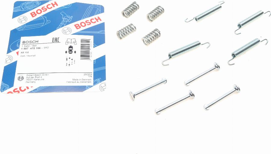 BOSCH 1 987 475 166 - Комплектуючі, гальмівна система avtolavka.club