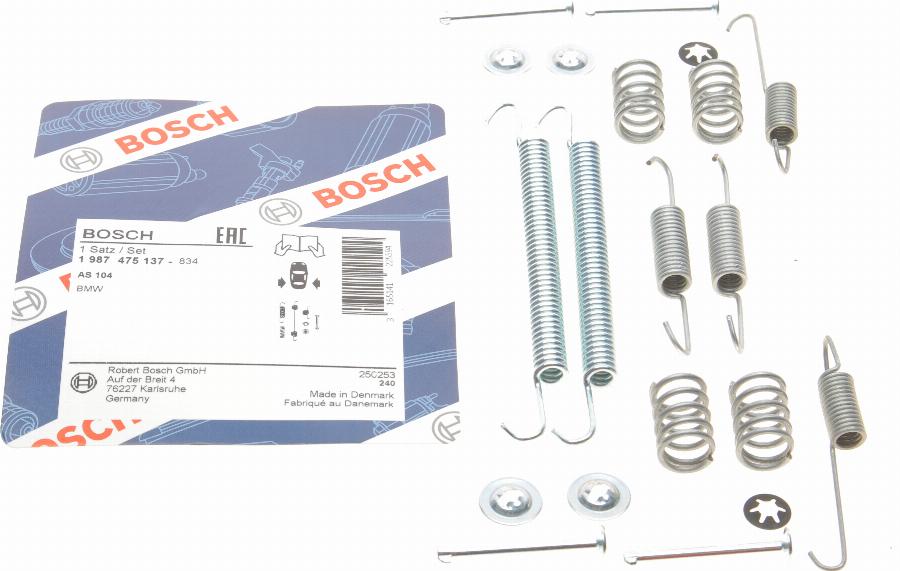 BOSCH 1 987 475 137 - Комплектуючі, барабанний гальмівний механізм avtolavka.club