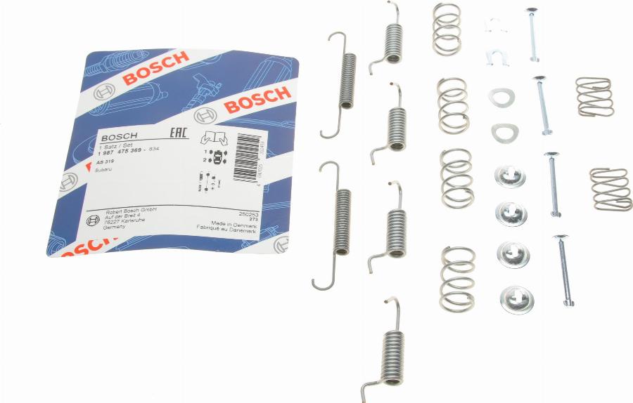 BOSCH 1 987 475 369 - Комплектуючі, гальмівна система avtolavka.club