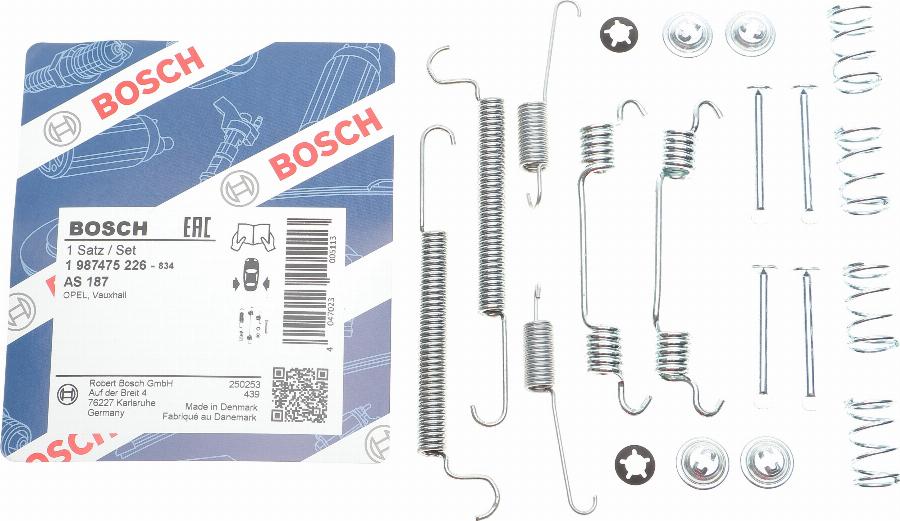 BOSCH 1 987 475 226 - Комплектуючі, барабанний гальмівний механізм avtolavka.club