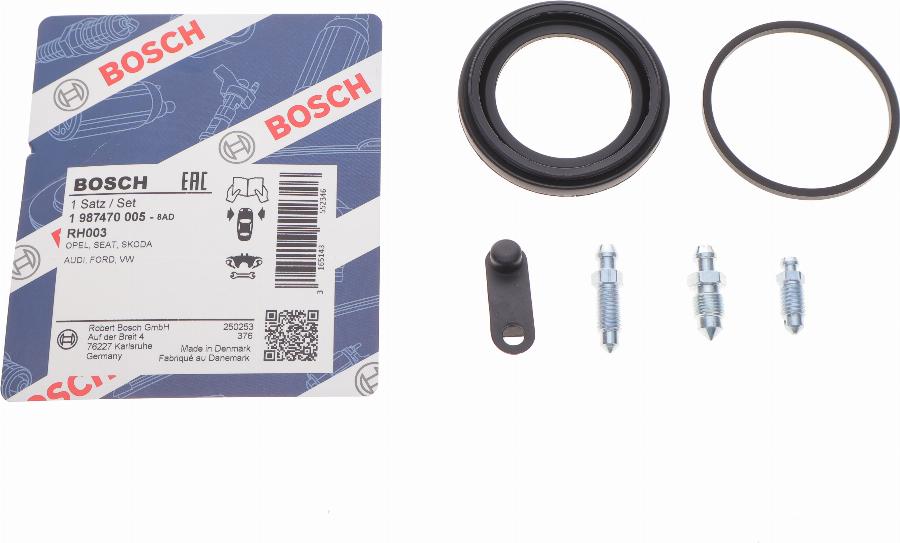 BOSCH 1 987 470 005 - Ремкомплект, гальмівний супорт avtolavka.club