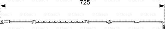 BOSCH 1 987 473 017 - Сигналізатор, знос гальмівних колодок avtolavka.club