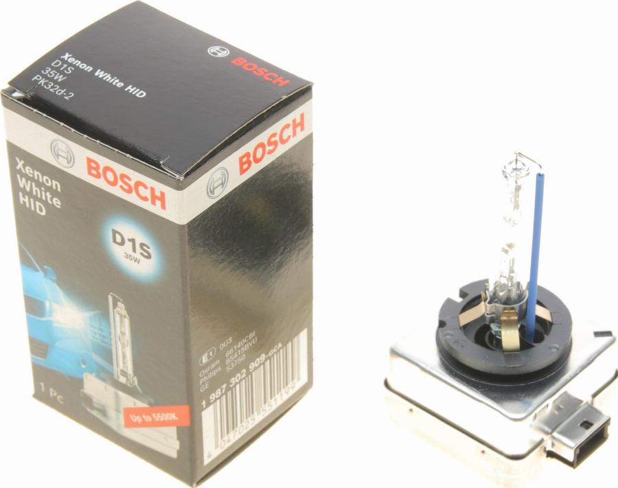 BOSCH 1 987 302 909 - Лампа розжарювання, фара дальнього світла avtolavka.club