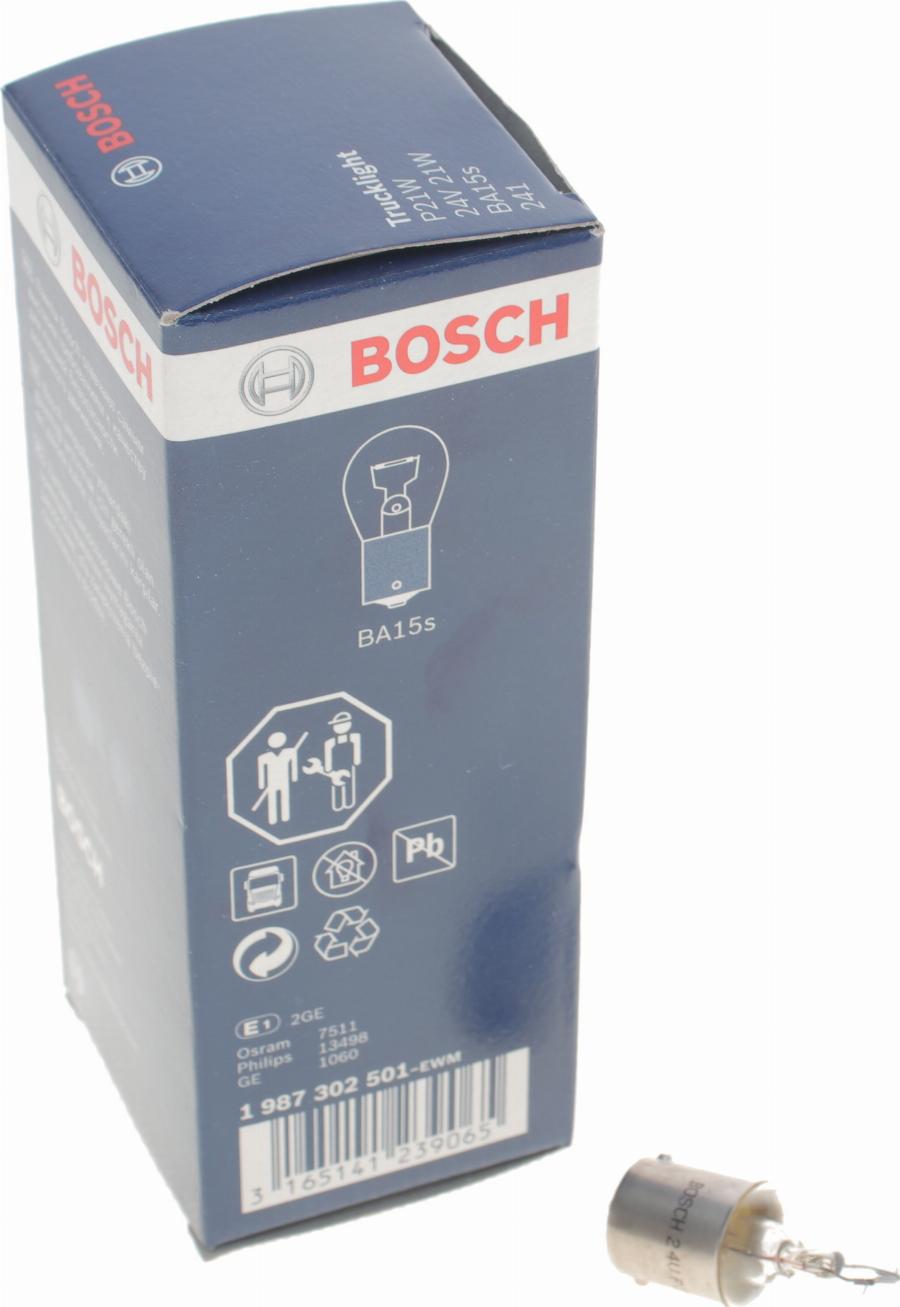 BOSCH 1 987 302 501 - Лампа розжарювання, ліхтар покажчика повороту avtolavka.club