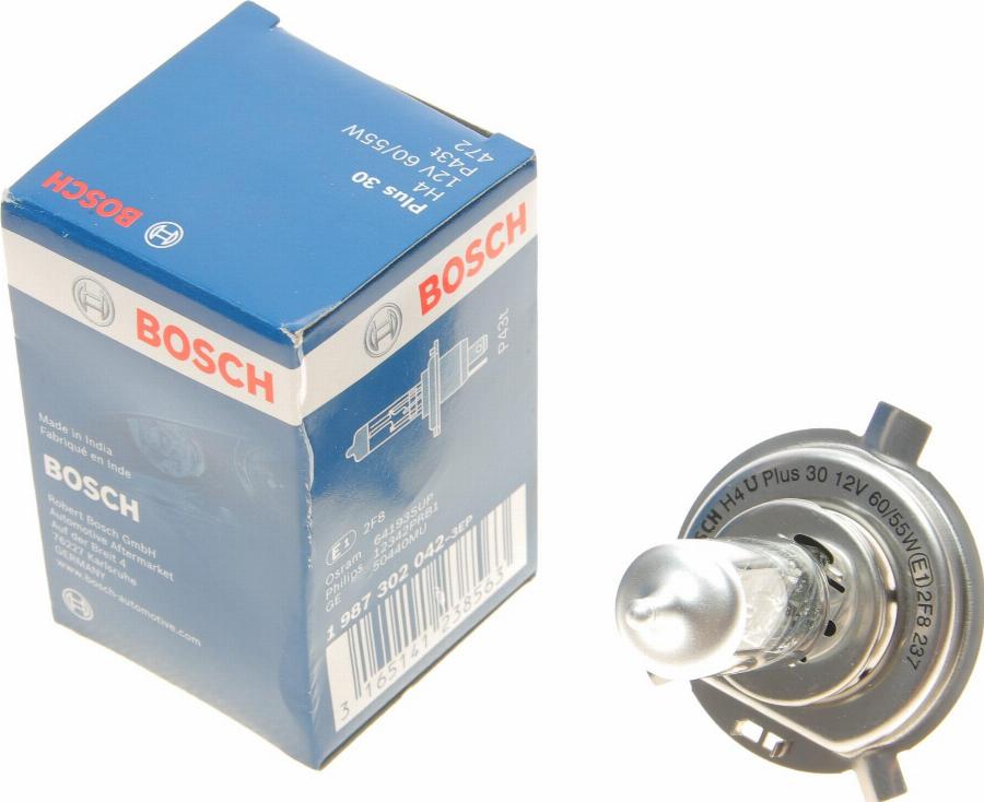 BOSCH 1 987 302 042 - Лампа розжарювання avtolavka.club