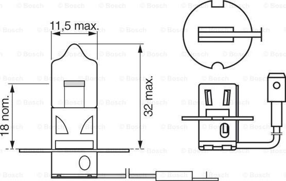 BOSCH 1 987 302 038 - Лампа розжарювання avtolavka.club