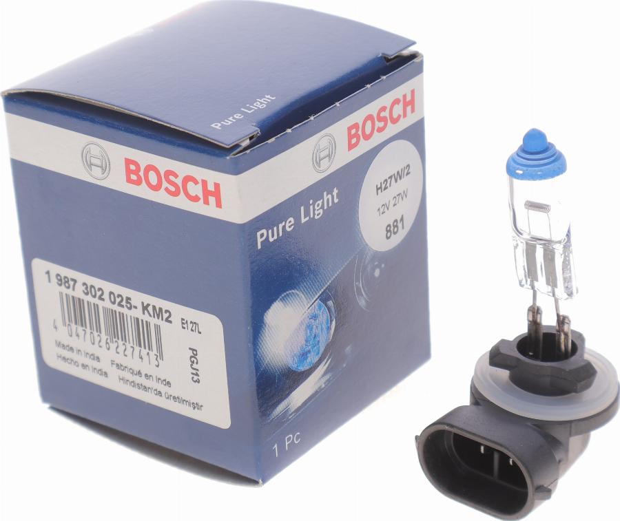 BOSCH 1 987 302 025 - Лампа розжарювання, протитуманні фари avtolavka.club