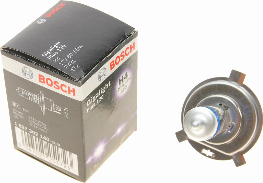 BOSCH 1 987 302 140 - Лампа розжарювання avtolavka.club